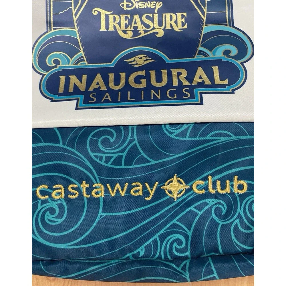 Disney Treasure Cruise Line Inaugural Sailings Castaway Club Bag Cooler Backpack